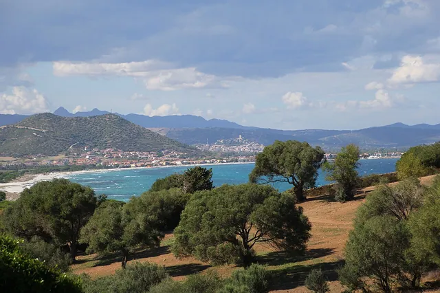 Panorama di La Caletta nel territorio di Siniscola