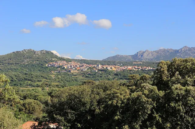 Panorama di Calangianus in Gallura