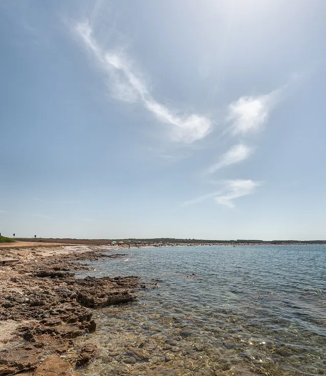 Spiaggia di Mari Ermi nella penisola del Sinis