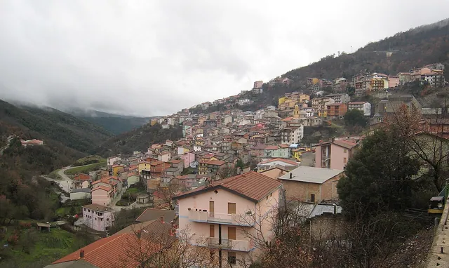 Panorama del paese di Desulo sul Gennargentu