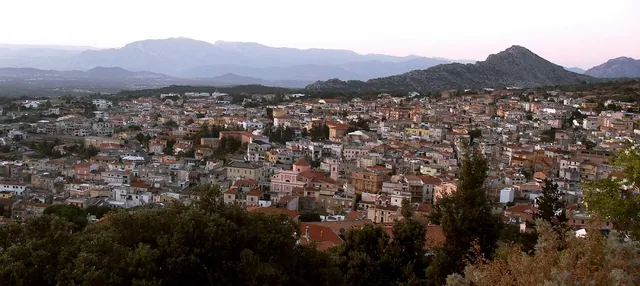Panorama del paese di Dorgali