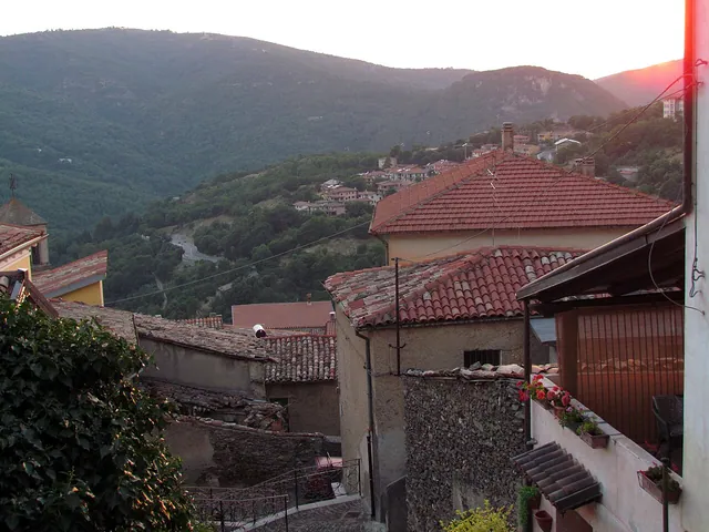 Panorama del borgo montano di Aritzo