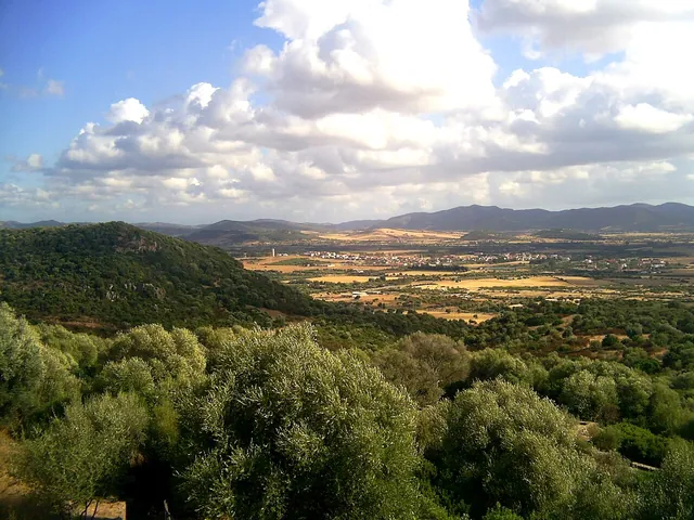 Paesaggio del territorio di Santadi nel Sulcis