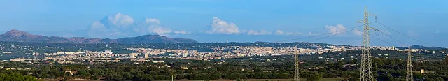 Panorama della città di Sassari