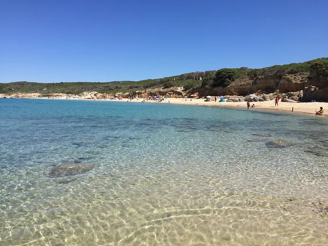 Spiaggia naturale di Naracu Nieddu nel territorio di Aglientu