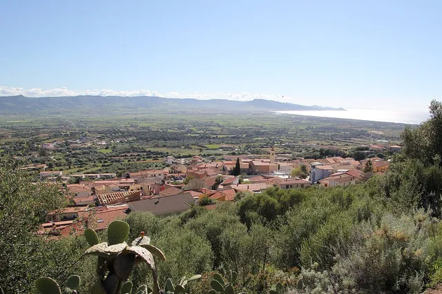 Panorama di Badesi verso il Golfo dell'Asinara